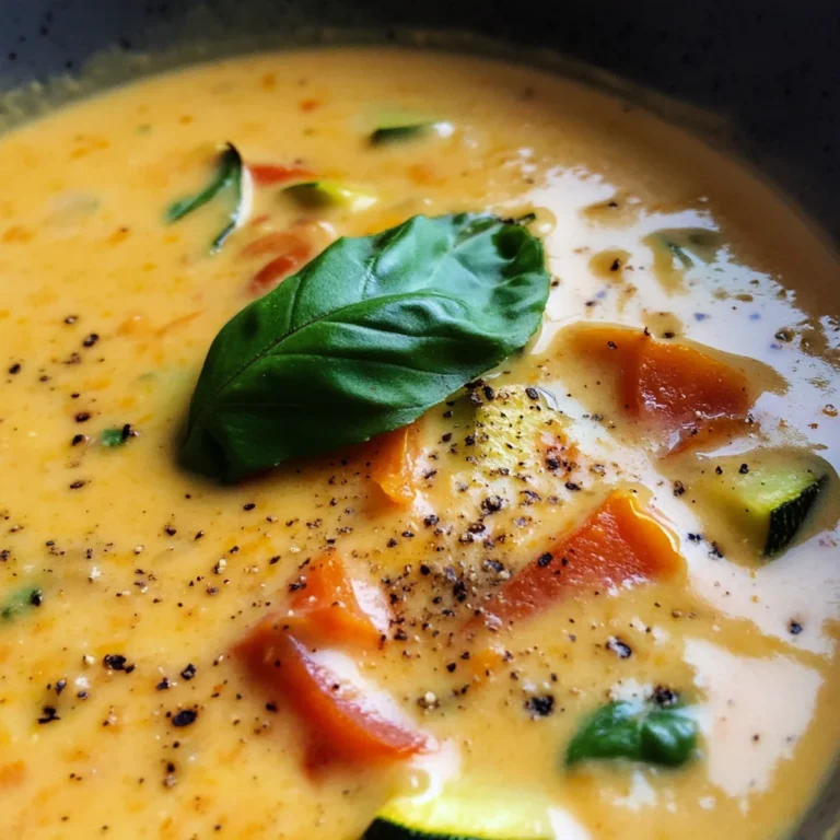 Creamy Roasted Veggie Soup