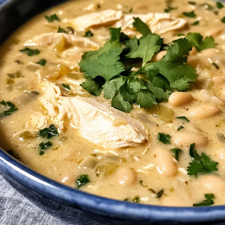 Crockpot Creamy White Chicken Chili