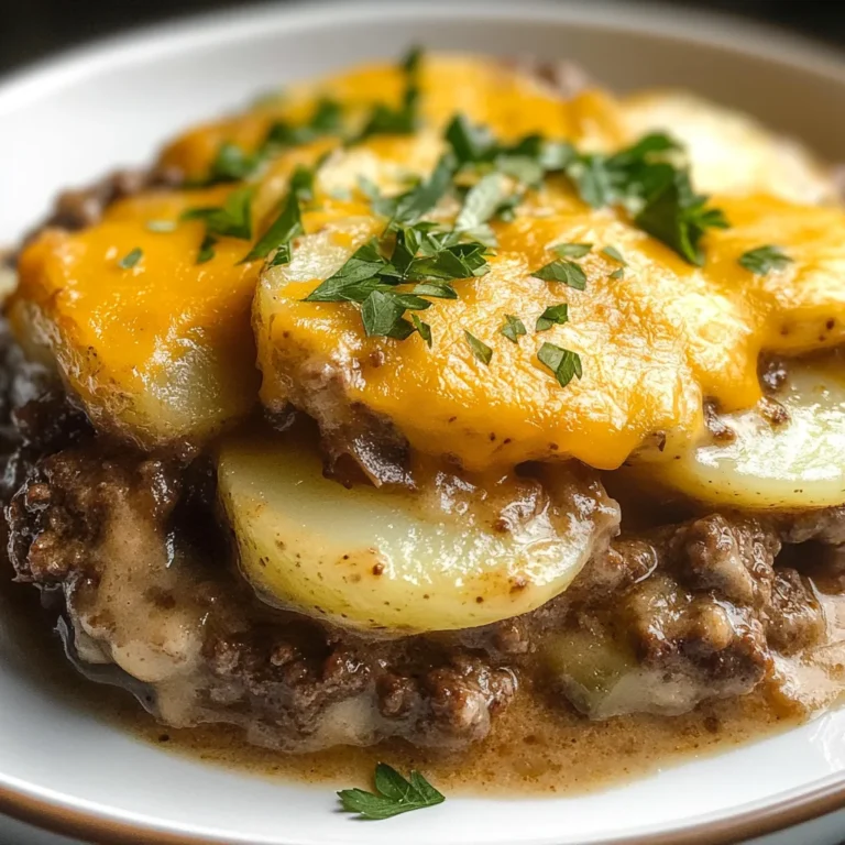 Crockpot chicken hamburger Potato Casserole