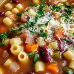 Hearty Italian Pasta Fagioli Soup