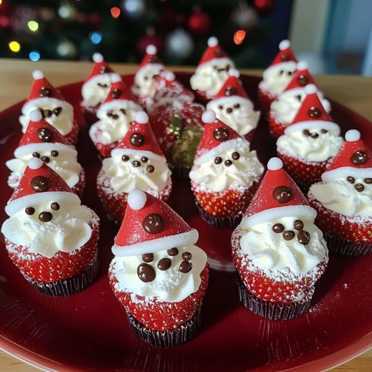 Mini Strawberry Santas