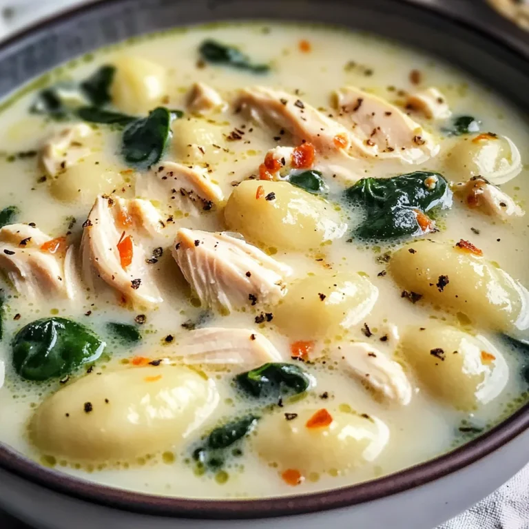 Olive Garden Chicken Gnocchi Soup Recipe