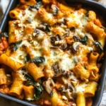 Pasta Bake with Pumpkin Tomato Sauce