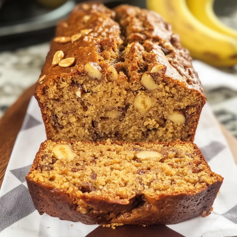 Peanut Butter Banana Bread
