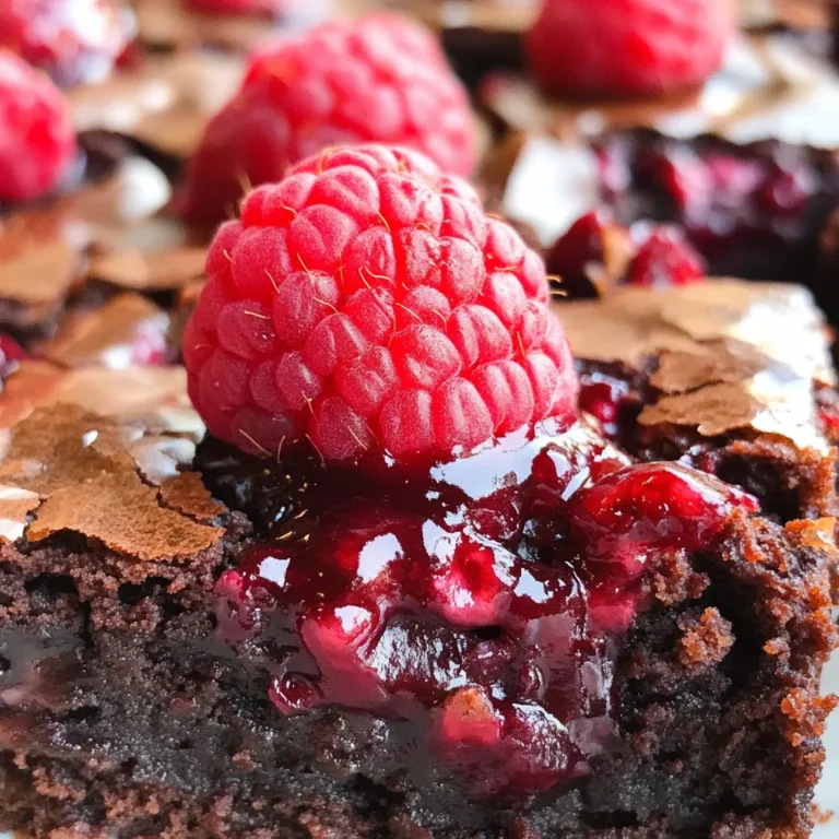 Raspberry Brownies