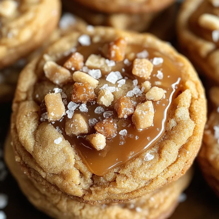 Salted Caramel Crunch Cookies