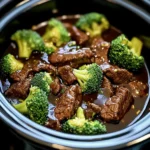 Savory Crock Pot Beef and Broccoli - Alrightwithme