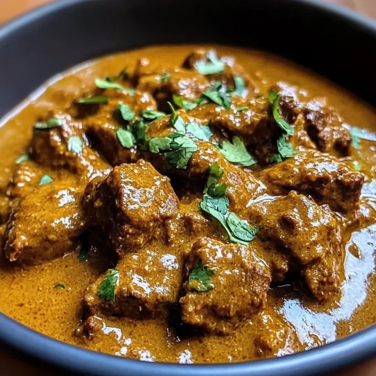Slow-Cooked Beef Curry in Spiced Coconut Gravy