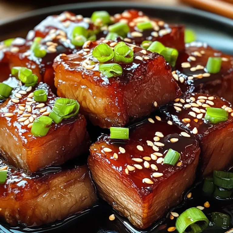 Sweet and Sticky Asian-Style beef Belly Recipe