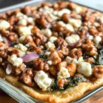 Tasty Spinach and Feta Flatbread Pizza - theamazingfood