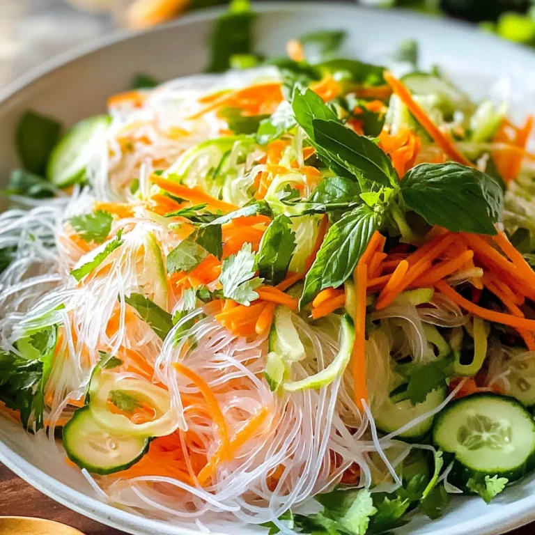 Vietnamese Noodle Salad with Tangy Dressing