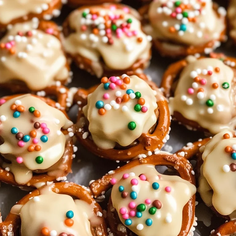 White Chocolate Peanut Butter Pretzel Bites