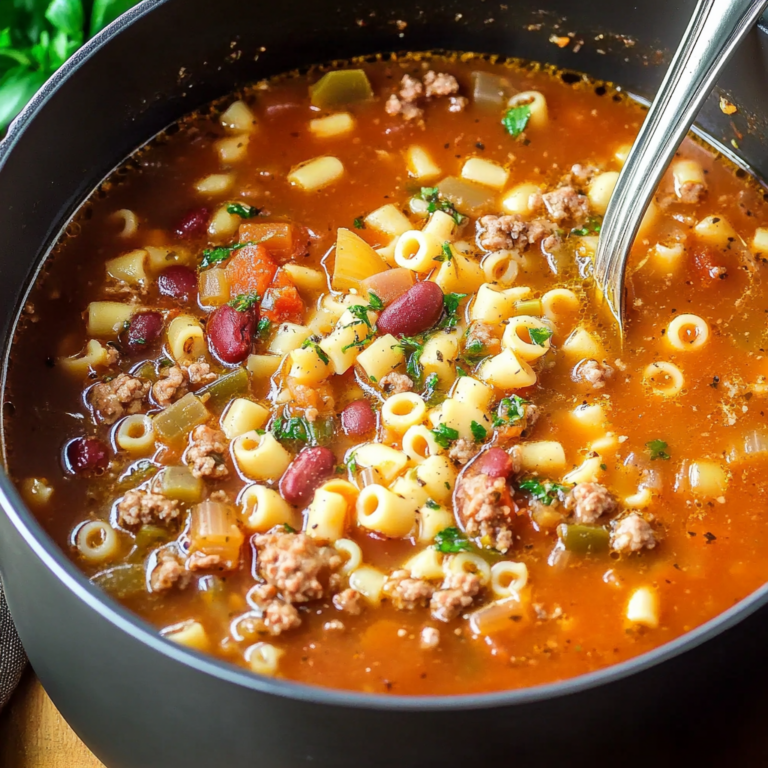 Italian Pasta Fagioli Soup