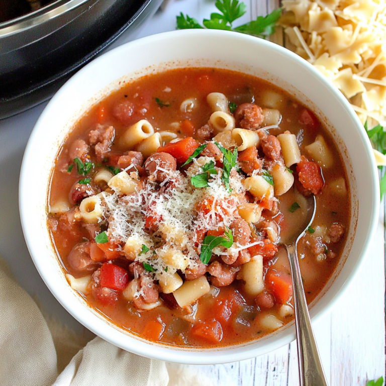 Pasta Fagioli Crock Pot Recipe