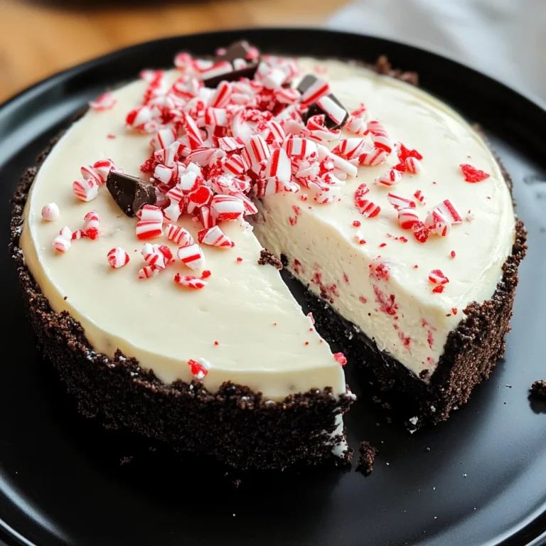 Best Christmas Peppermint Cheesecake