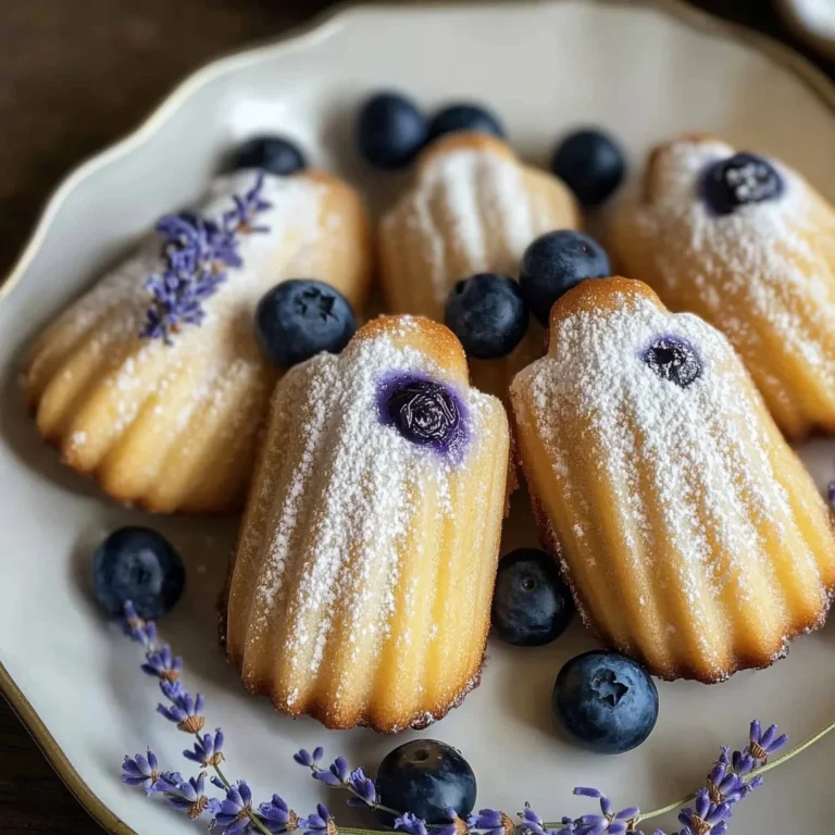 Blueberry Lavender Vegan Madeleines: An Incredible 7-Step Recipe