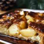 Cardamom Pear Bread Pudding