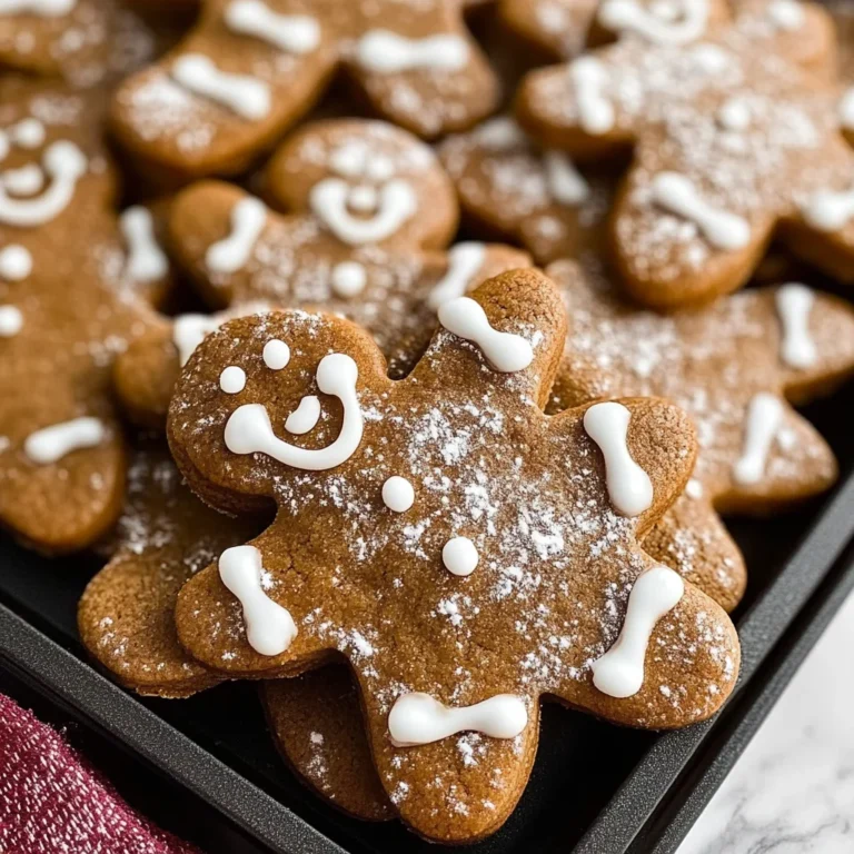 Chewy Gingerbread Man Cookies