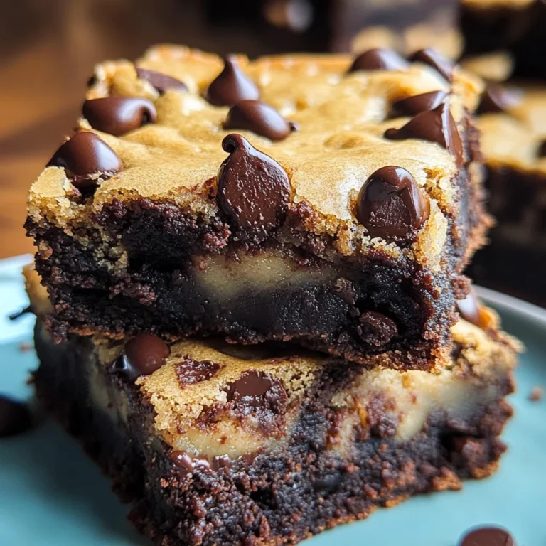Chocolate Chip Cookie Brownies Recipe