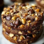 Chocolate Hazelnut Crunch Cookies