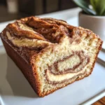 Cream Cheese Cinnamon Swirl Banana Bread