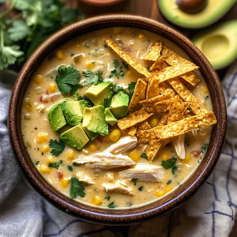 Flavorful Crockpot White Chicken Chili Soup