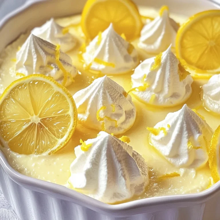Fresh Lemon Mousse