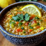 Lebanese Lemon Lentil Soup: The Best Cozy Comfort Food Recipe