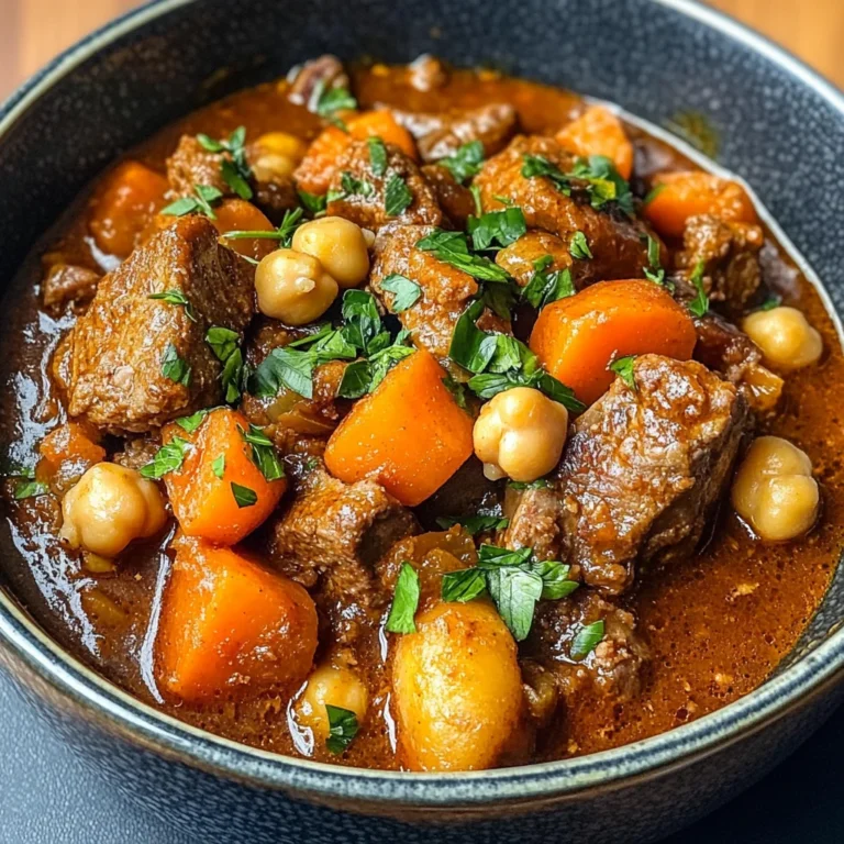Moroccan Lamb Stew Recipe