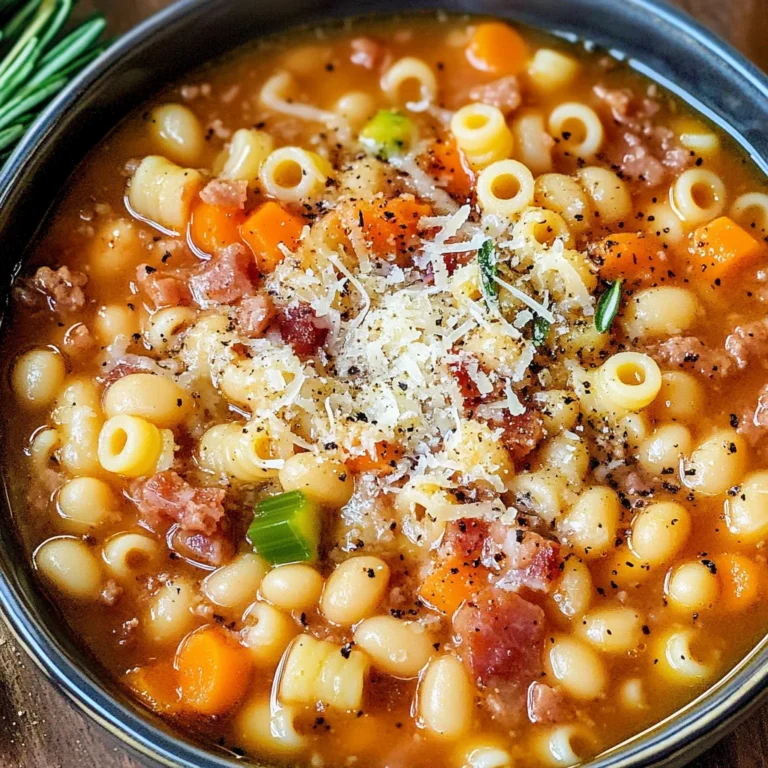 Pasta e Fagioli (Pasta and Beans Soup)