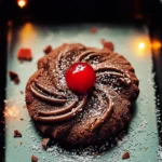 Piped Chocolate Butter Cookies