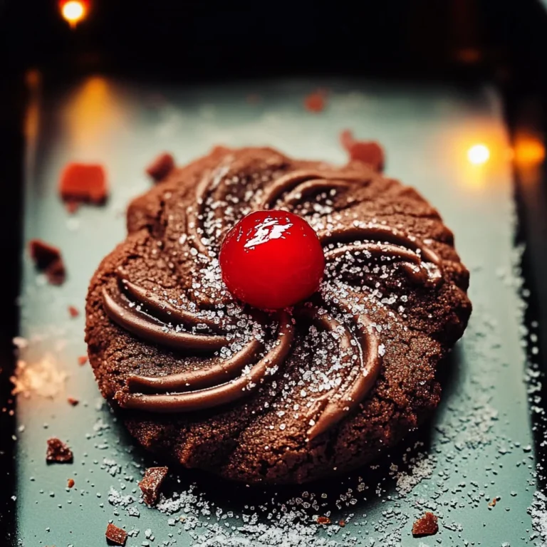 Piped Chocolate Butter Cookies