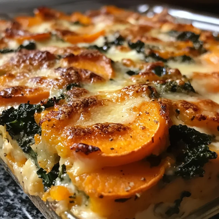 Sweet Potato Kale Gratin is a must-try comfort dish!