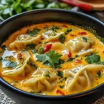 Thai Potsticker Coconut Soup