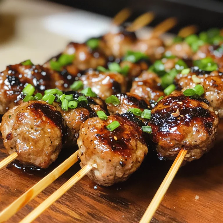 Tsukune (Japanese Chicken Meatballs) Recipe