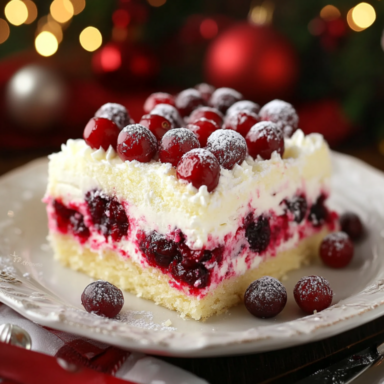 Special Occasion Cranberry Poke Cake Recipe
