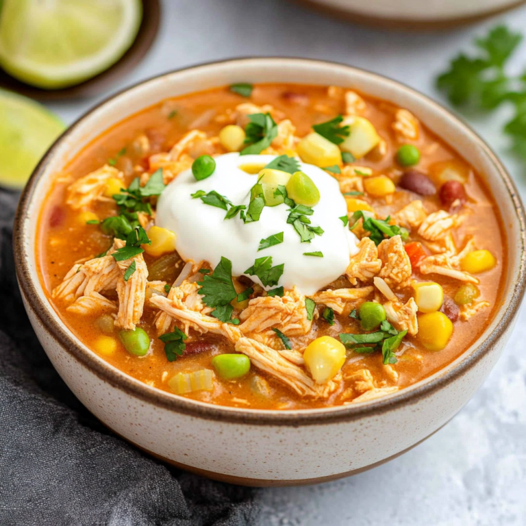 Crockpot Buffalo Chicken Chili