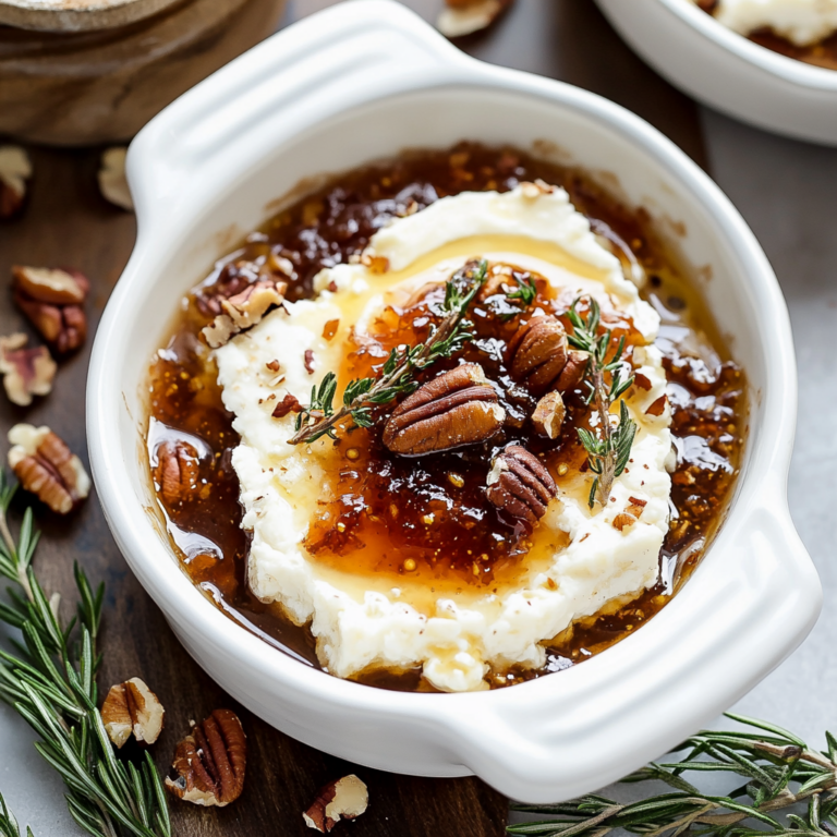 Goat Cheese Appetizer with Fig Jam and Pecans