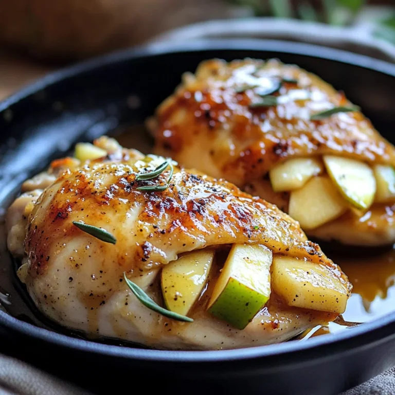 Apple and Brie Stuffed Chicken with Maple Dijon Glaze
