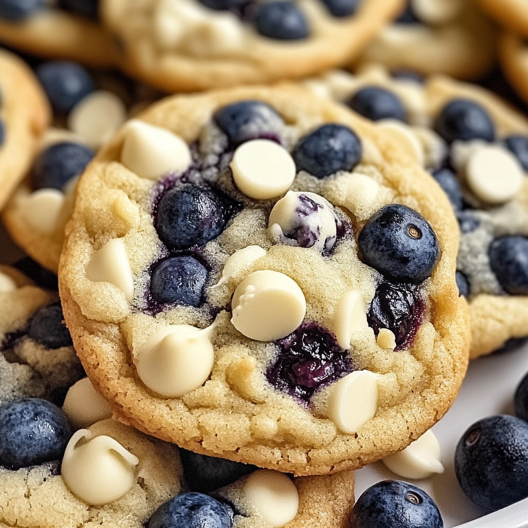Blueberry White Chocolate Chip Cookies – The Best Soft & Chewy Recipe (2025)