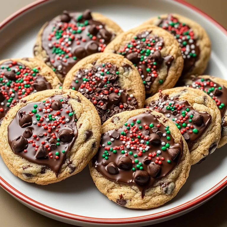 Chocolate Chip Christmas Cookies