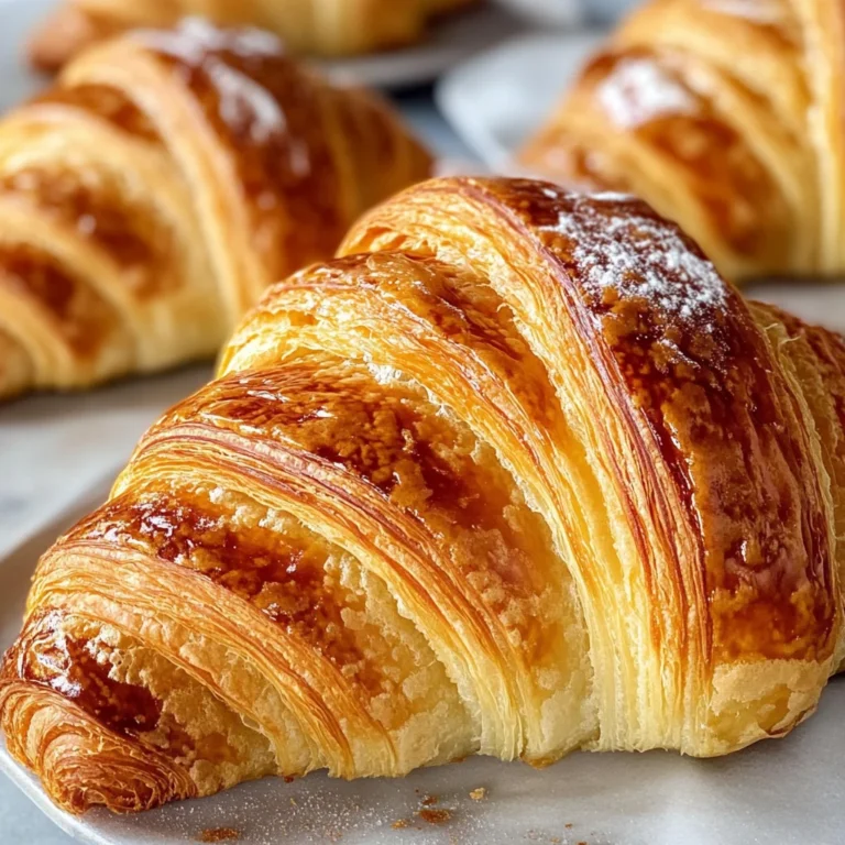 Classic Butter Croissants Recipe