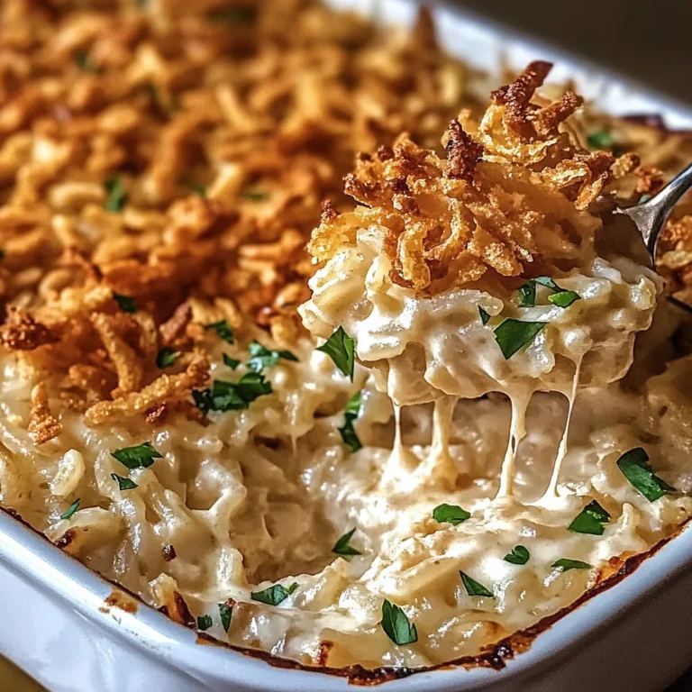 Comforting French Onion Chicken Rice Bake Your Family Will Love
