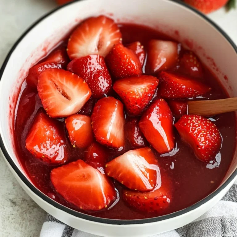 Easy Strawberry Topping (Strawberry Sauce)