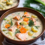 Finnish Salmon Soup - Lohikeitto