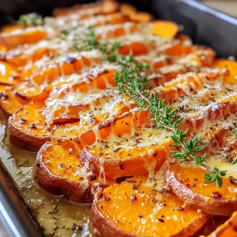 Homemade Garlic Butter Sweet Potato Bake - apple vinegarandcookie
