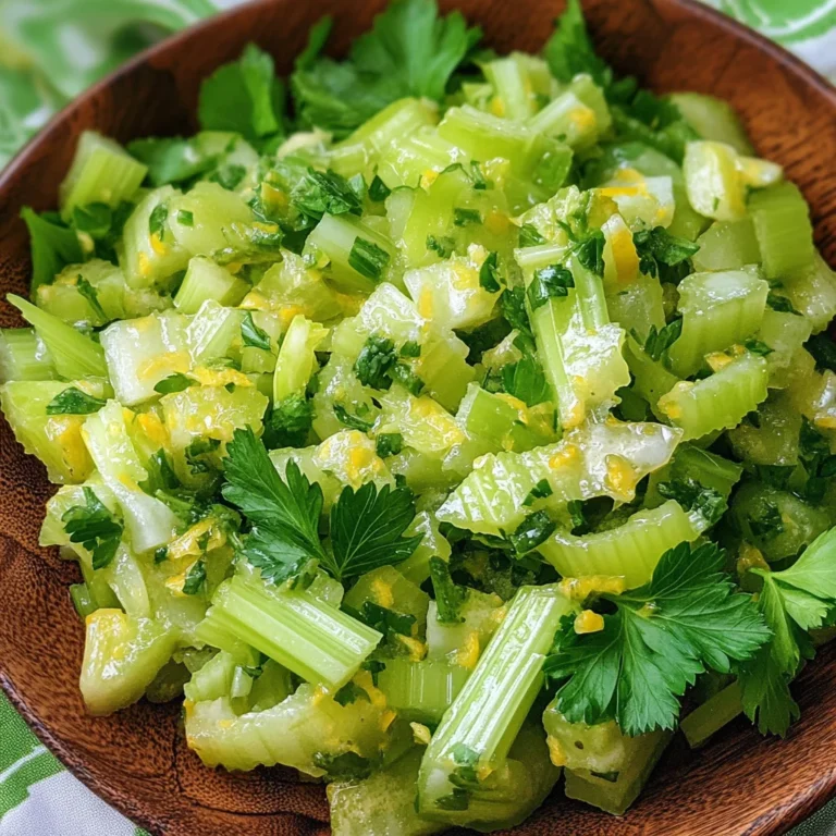 Lemony Celery Crunch Salad