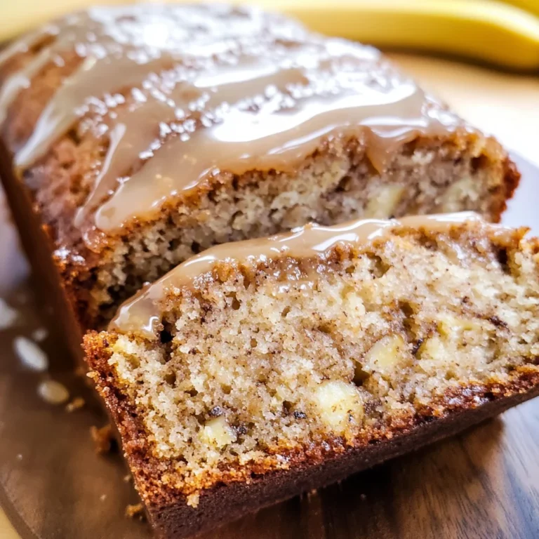 Maple Glazed Banana Bread
