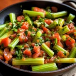 Pan-Cooked Celery With Tomatoes and Parsley