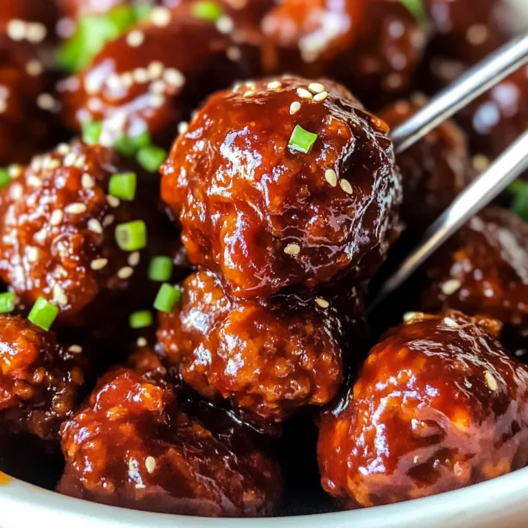 Slow Cooker Korean Meatballs